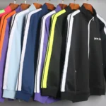 Korean style Palm palm angel side Stripes Casual Outwear male campus style Angel Sweatshirt Tops female trend