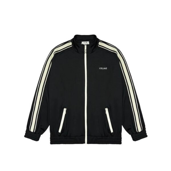 2351 Cailin New Retro Sports Style Embroidered Ribbon Jacket