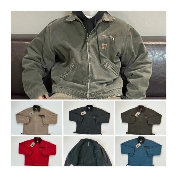 Five-color Qifa# [Quality of Closed Eyes] Original Quality Car Kaha T J97 Middle Ancient Washed Old Jacket Coat Same for Men and Women