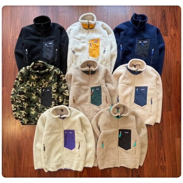 Autumn and winter new retro x fleece jacket jacket 23056
