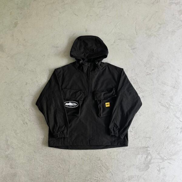 Evil-Slant Pocket Frock Jacket